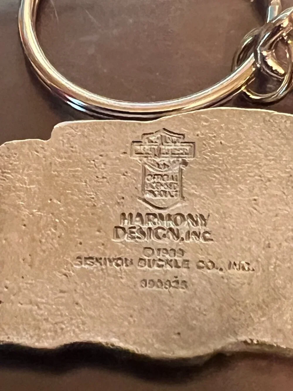 Pewter Harley Davidson Eagle Keychain (185)